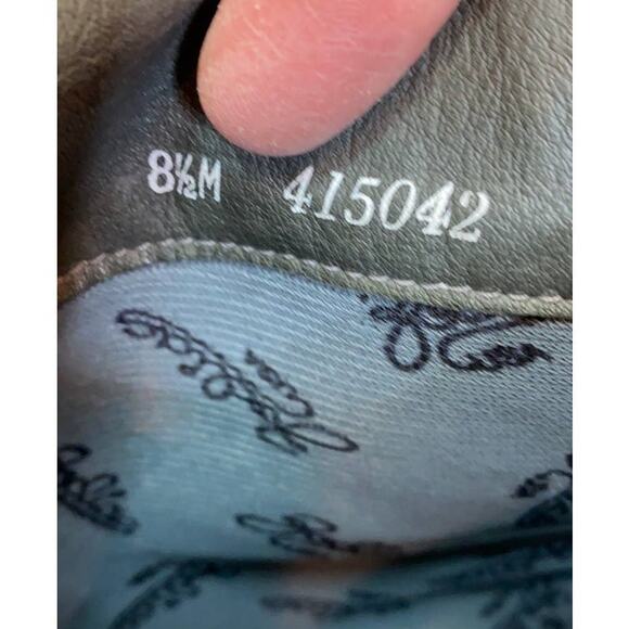 Zodiac USA Vintage Leather Cowboy Boots 8.5 - Picture 8 of 13